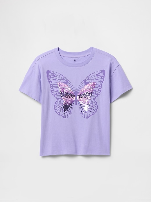Image number 1 showing, Kids Oversized Graphic T-Shirt