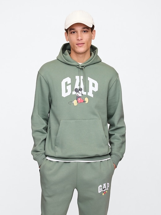 Image number 1 showing, Gap &#215 Disney Mickey Mouse Relaxed Gap Logo Hoodie