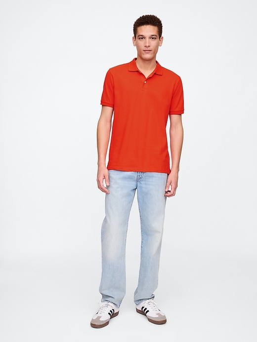 Image number 3 showing, Stretch Pique Polo Shirt