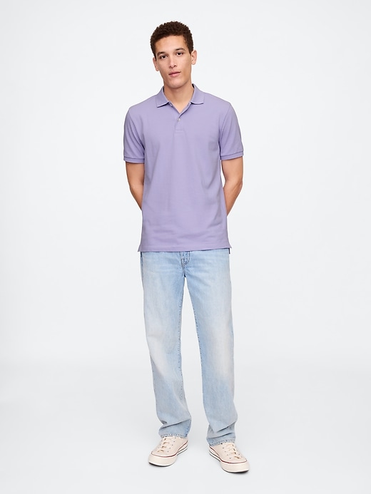 Image number 3 showing, Stretch Pique Polo Shirt