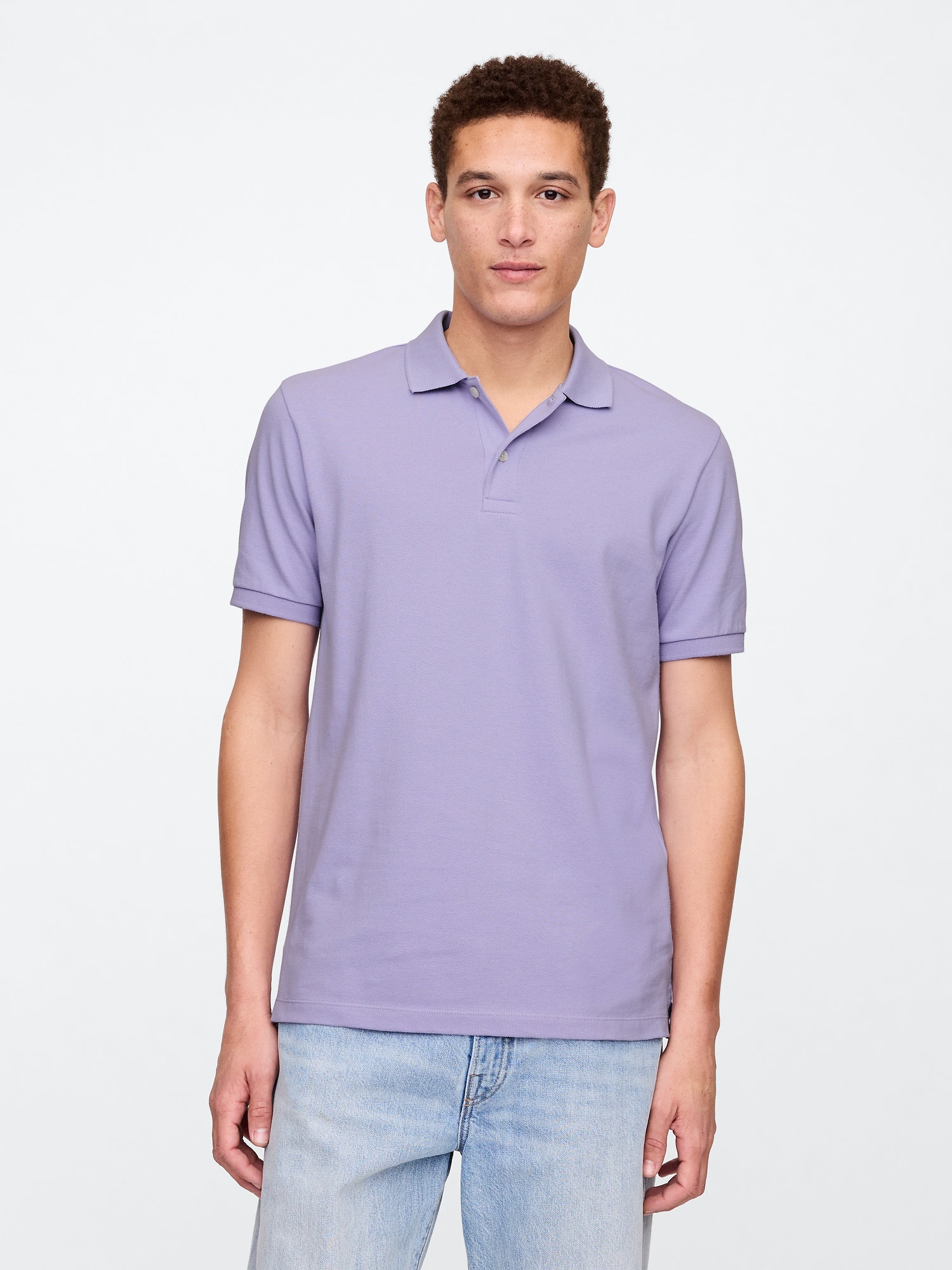 Stretch Pique Polo Shirt