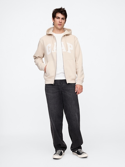 Image number 3 showing, Relaxed Gap Logo Zip Hoodie
