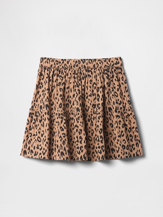 Kids Print Tiered Skirt
