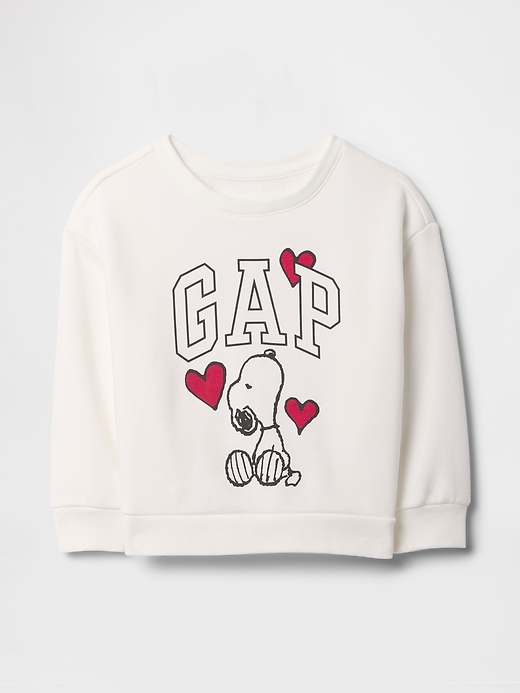 Image number 1 showing, babyGap &#124 Peanuts Relaxed Logo Sweatshirt