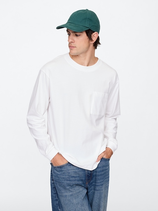 Image number 1 showing, Vintage Soft Boxy Pocket T-Shirt