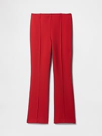 High Rise Ponte Flare Crop Pants