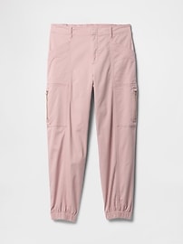 Mid Rise Downtown Khaki Cargo Joggers