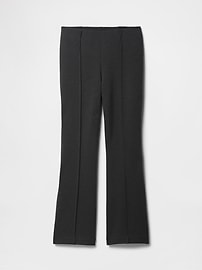 High Rise Ponte Flare Crop Pants