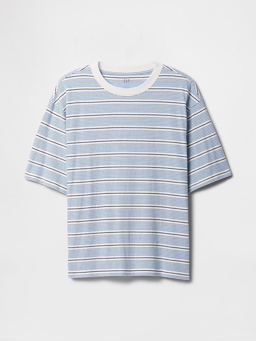 Image number 5 showing, Vintage Soft Stripe Boxy T-Shirt