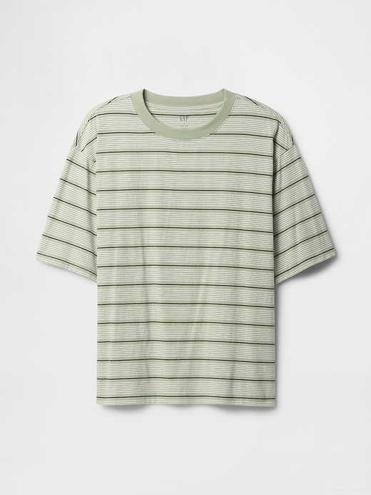 Image number 5 showing, Vintage Soft Stripe Boxy T-Shirt