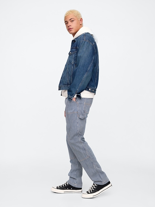 Image number 4 showing, Stripe Straight Carpenter Jeans