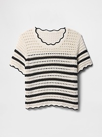 Crochet Stripe Top