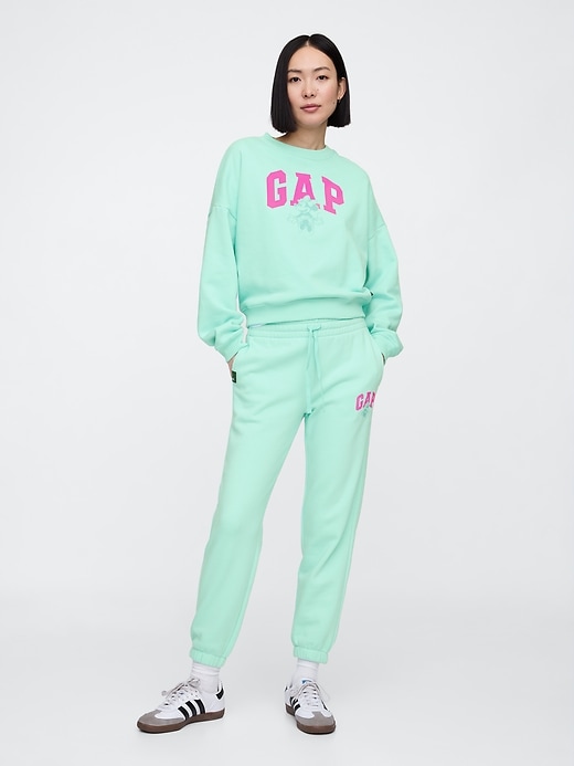 Image number 1 showing, Gap &#215 Disney Minnie Mouse Gap Logo Joggers