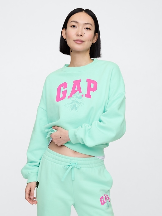 Image number 1 showing, Gap &#215 Disney Minnie Mouse Oversized Gap Logo Sweatshirt