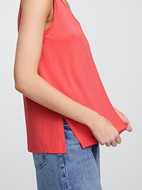 Relaxed Luxe Scoopneck Tank Top