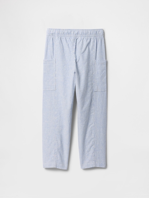Image number 2 showing, babyGap Linen-Blend Pull-On Cargo Pants