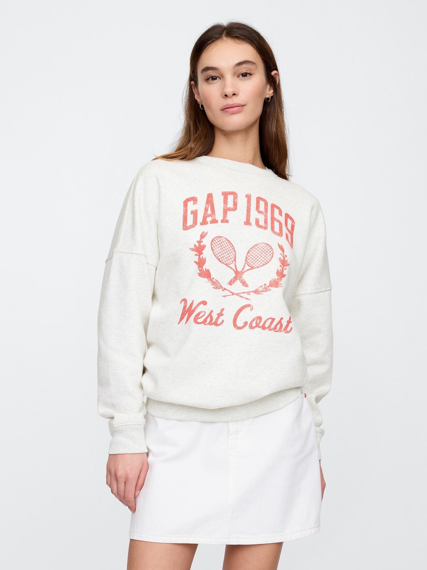 Oversized Gap Graphic Sweatshirt
