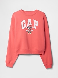 Disney Oversized Minnie Mouse Logo Sweatshirt