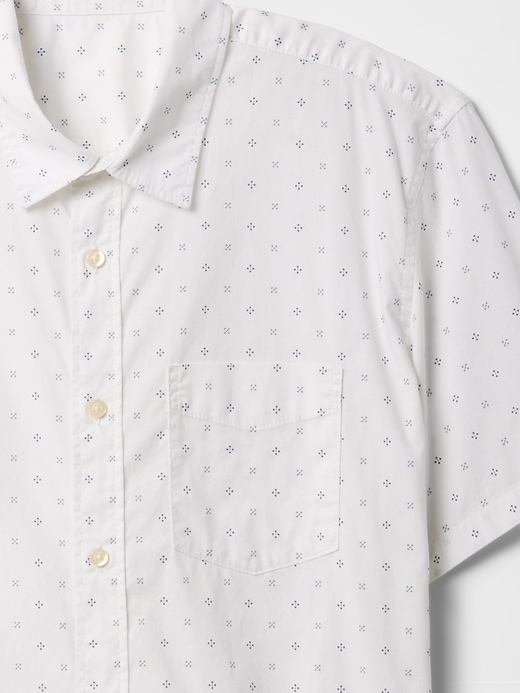 Image number 4 showing, Stretch Poplin Shirt in Standard Fit
