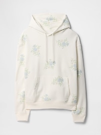 Oversized Vintage Soft Print Hoodie
