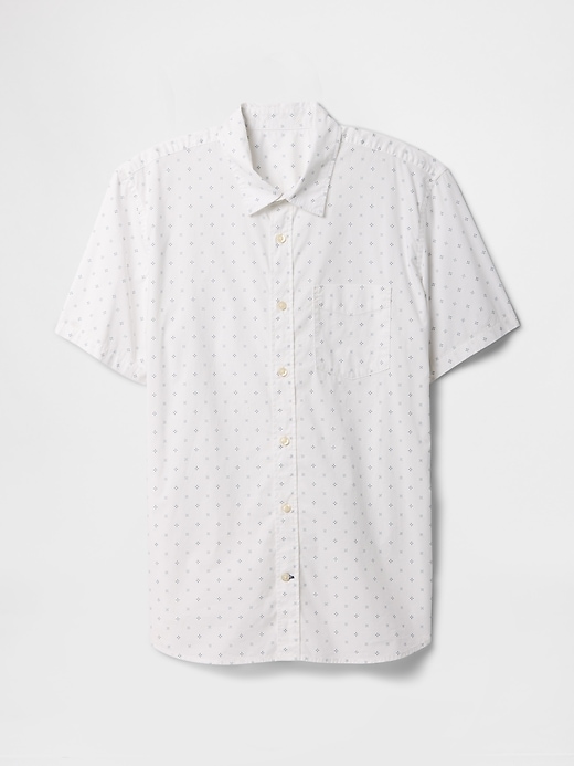 Image number 5 showing, Stretch Poplin Shirt in Standard Fit