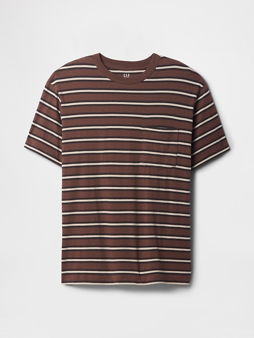 Image number 5 showing, Stripe Original Pocket T-Shirt