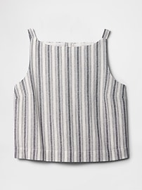入荷now 買えない Linen-Blend Apron Factory Gap | Top トップス