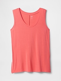 Relaxed Luxe Scoopneck Tank Top