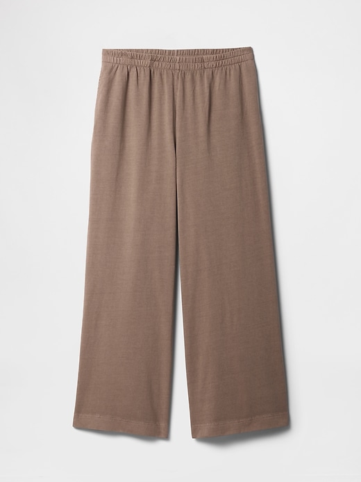 Image number 4 showing, Wide-Leg Crop PJ Pants