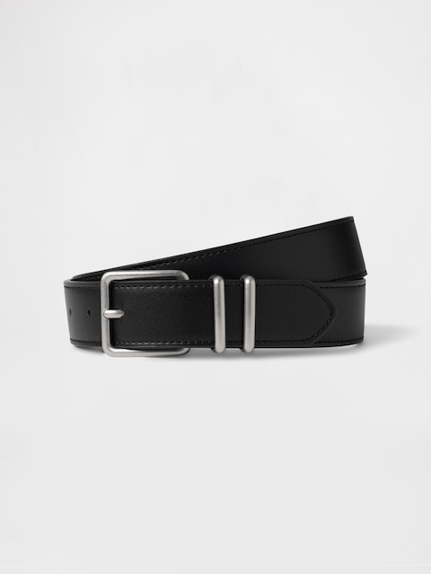 Skinny Vegan-Leather Belt