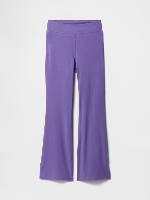 Image number 1 showing, Kids Stretch Jersey Flare Leggings