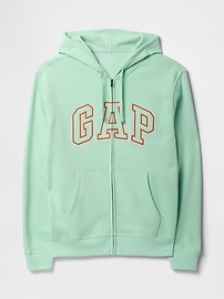Relaxed Gap Logo Zip Hoodie