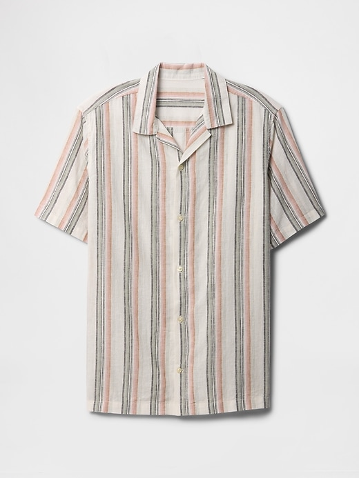Image number 5 showing, Linen-Blend Vacay Shirt in Standard Fit