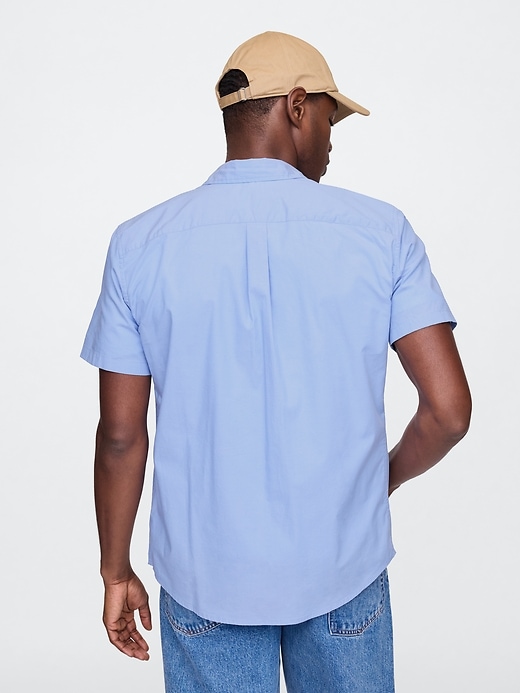 Image number 2 showing, Stretch Poplin Shirt in Standard Fit