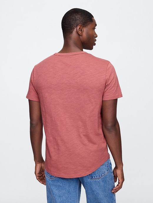Image number 2 showing, Lived-In Curved Hem Crewneck T-Shirt