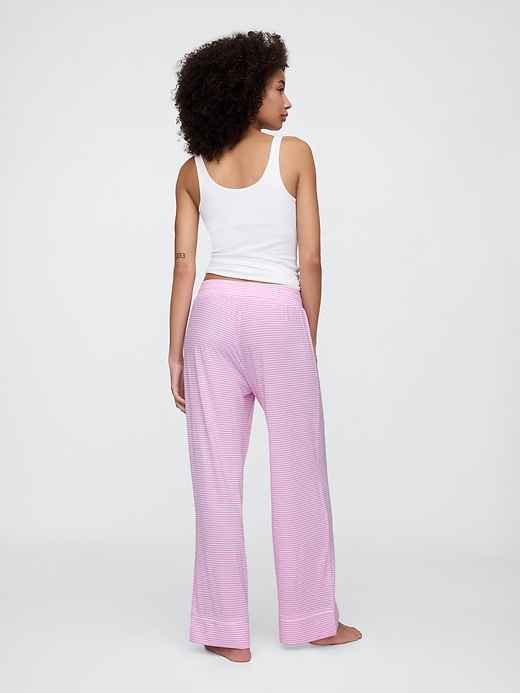 Image number 2 showing, Modal Wide-Leg PJ Pants