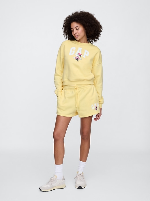 Image number 1 showing, Gap &#215 Disney Minnie Mouse Gap Logo Shorts