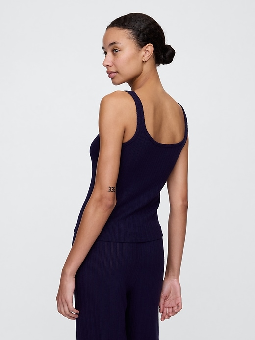 Image number 2 showing, Pointelle PJ Tank Top