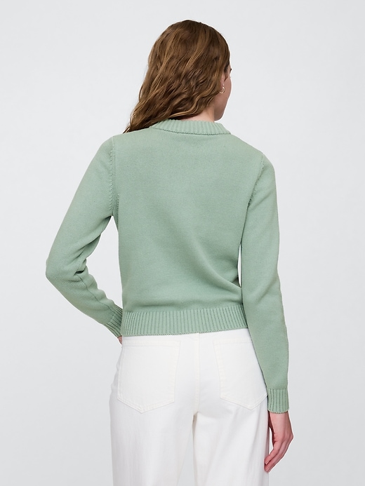 Image number 2 showing, High Neck Crewneck Sweater
