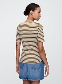 Favorite Ribbed Crewneck T-Shirt