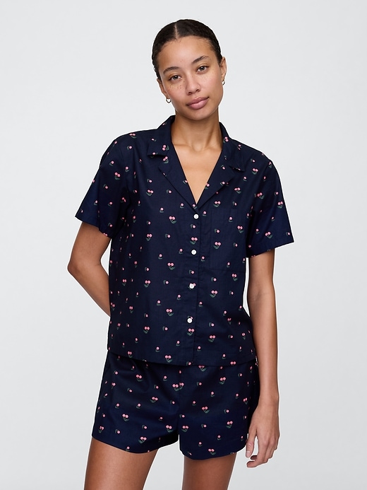 Image number 1 showing, Poplin PJ Shirt