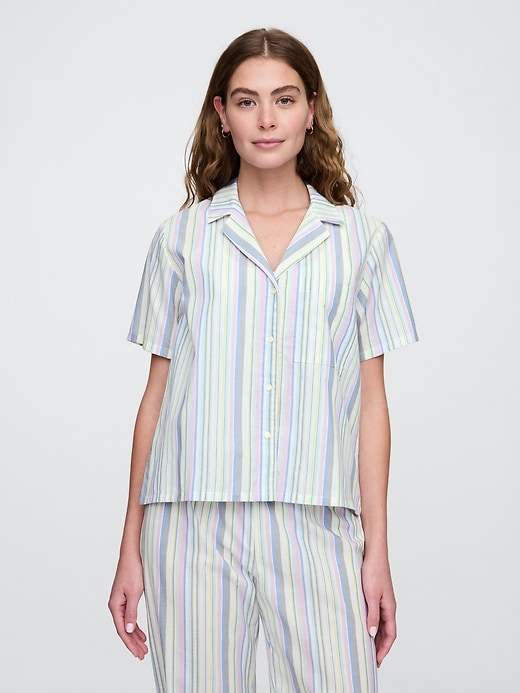 Image number 1 showing, Poplin PJ Shirt
