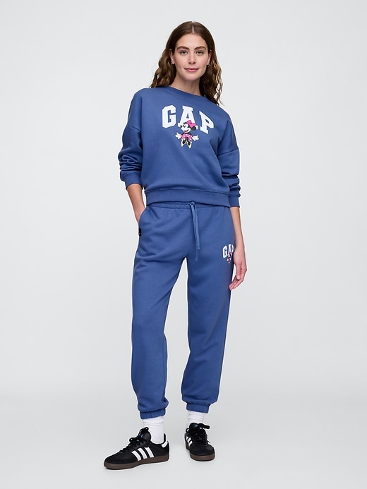 Image number 1 showing, Gap &#215 Disney Minnie Mouse Gap Logo Joggers