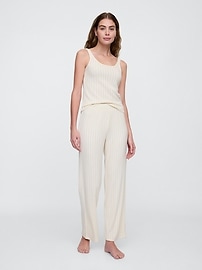Pointelle Wide-Leg PJ Pants
