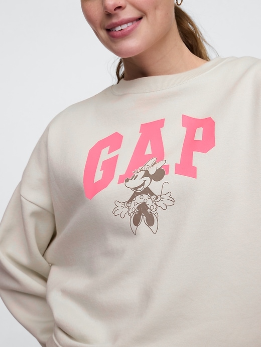 Image number 4 showing, Gap &#215 Disney Minnie Mouse Oversized Gap Logo Sweatshirt