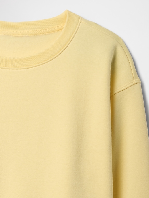 Image number 3 showing, Kids Oversized Fleece Sweatshirt