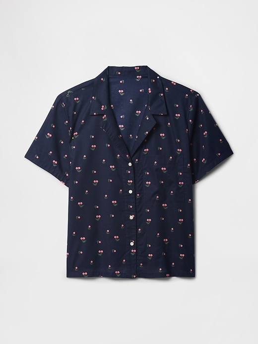 Image number 4 showing, Poplin PJ Shirt