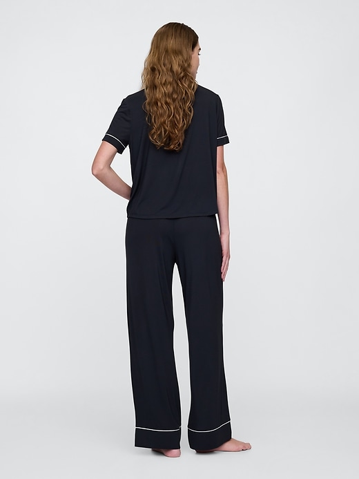 Image number 2 showing, Modal Wide-Leg PJ Pants