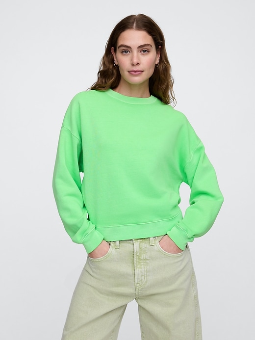 Image number 1 showing, Oversized Crewneck Sweatshirt