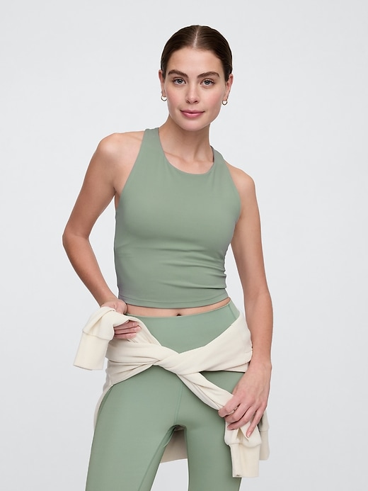 Image number 1 showing, GapFit Studio Longline Sports Bra